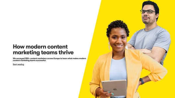 How modern content marketing teams thrive - Page 1