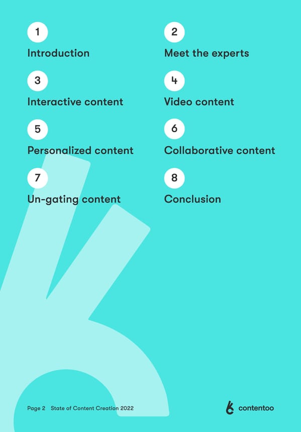 Contentoo Report State of Content Creation 2022 - Page 2
