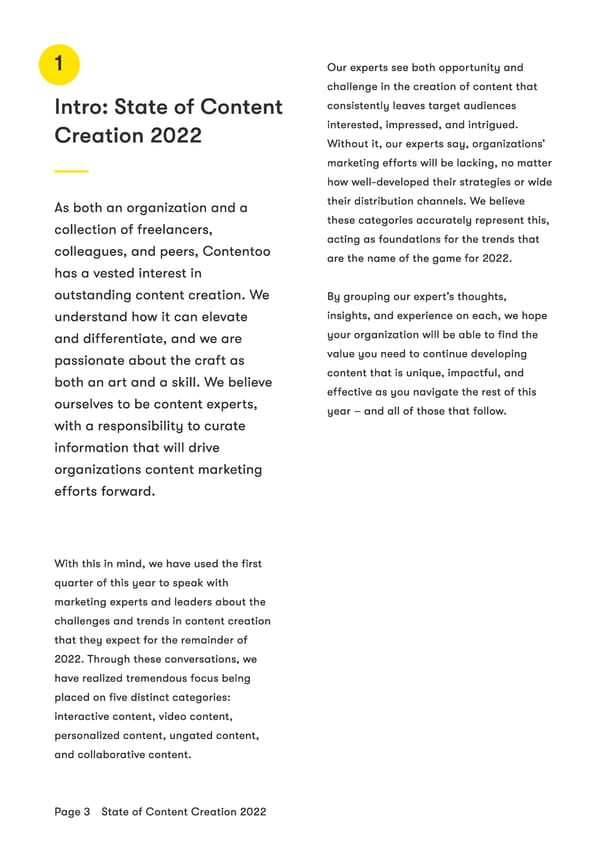 Contentoo Report State of Content Creation 2022 - Page 3